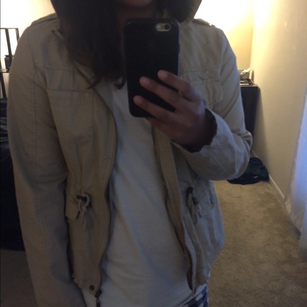 Khaki utility jacket